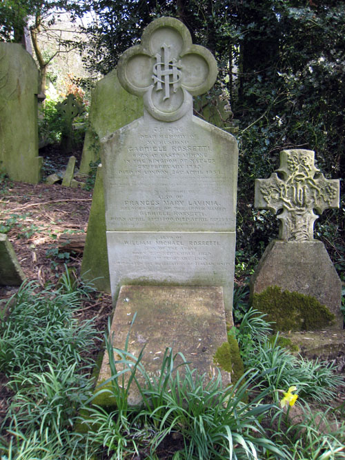 The Rossetti/Siddal grave